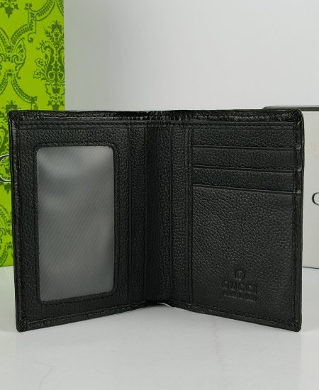 Gucci Leather Men's Wallet Black GG-936 - Image 4
