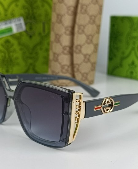 Gucci Women Gray Sunglasses GG015