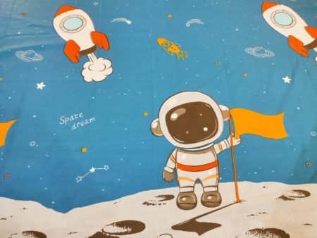 Kid's On Moon Bed Sheet - Image 4