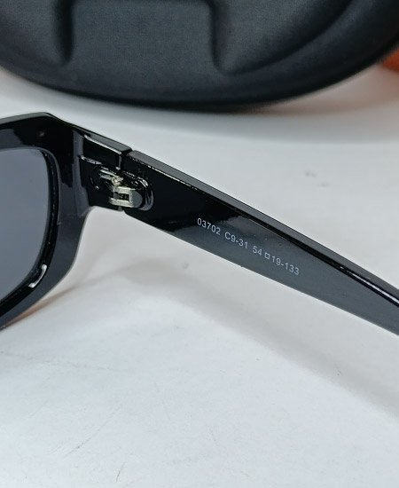 Jungle Tree Black Rectangular Polarized Sunglasses-JT05 - Image 5