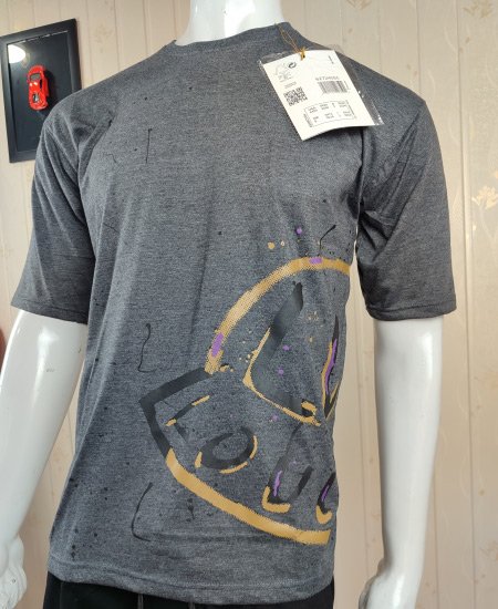 LV Cotton Gray T-Shirts