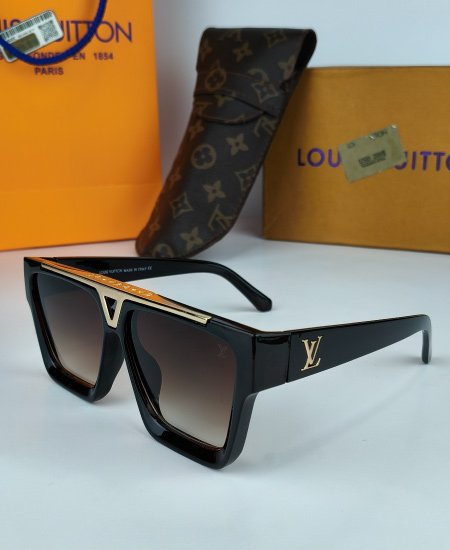 1.1 LV Evidence Sunglasses Glossy Brown