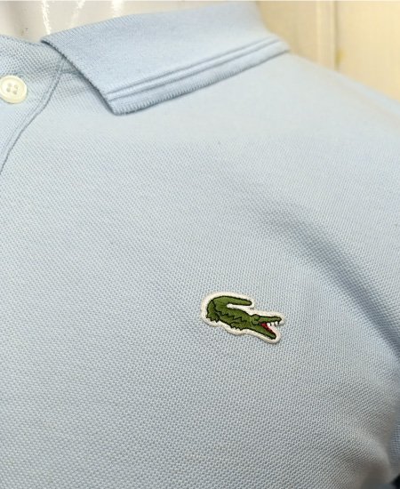 Lacoste Polo Shirts Sky Blue - Image 5