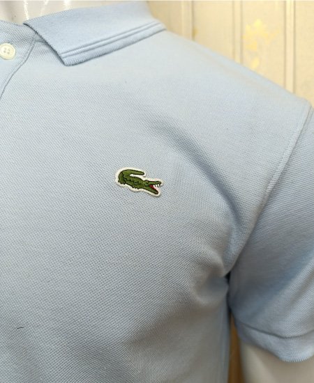 Lacoste Polo Shirts Sky Blue - Image 2