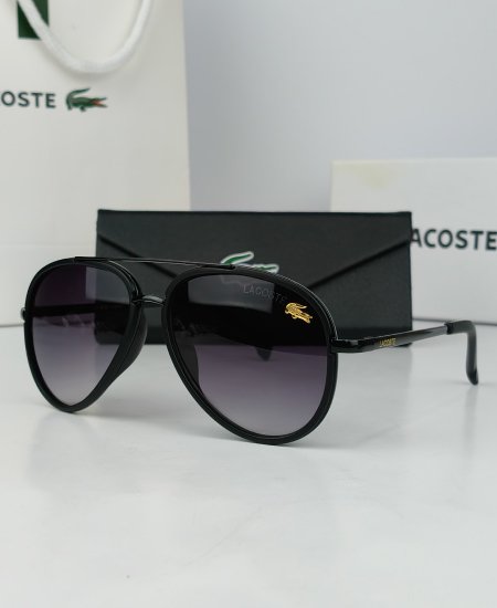Lacoste Sunglasses Aviator Black Lac102