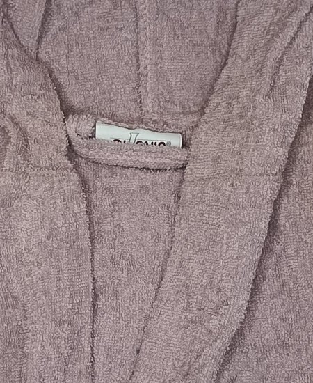 Light Purple Bathrobe Luxury Cotton - Image 2