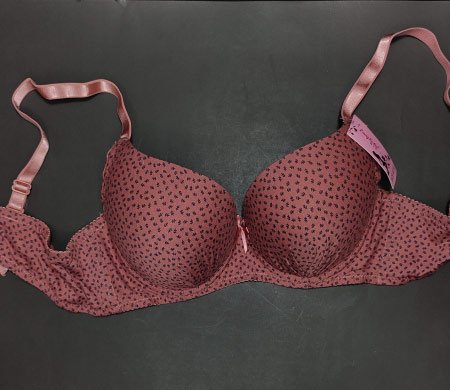 Little Leaves Pushup Bra Coffee Pink 42
