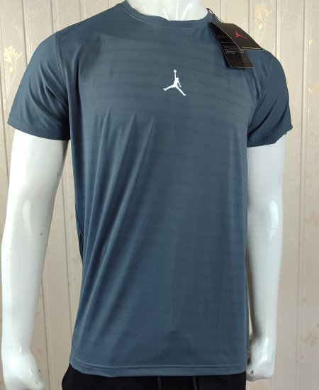 Nike Jordan T-Shirts Dri Fit Gray