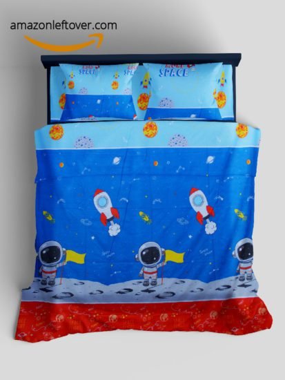 Kid's On Moon Bed Sheet