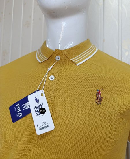 Polo Ralph Lauren Polo Shirts Mustard Small Logo
