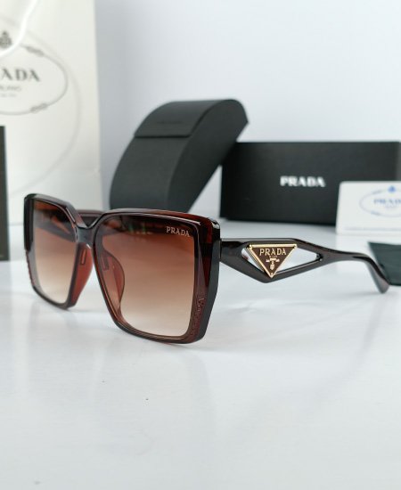 Prada Sunglasses Brown Oversize