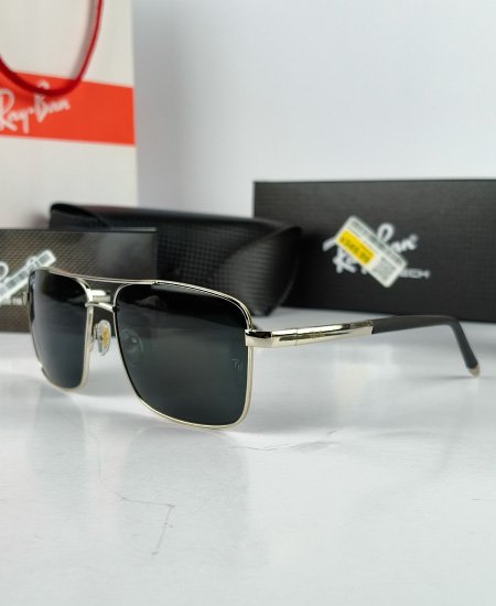 Ray Ban Sunglasses Silver Square