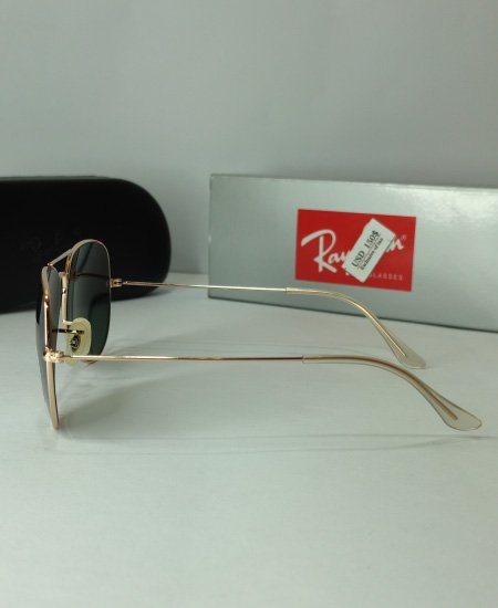 Rayban-Aviator Polarized Golden Green Sunglasses - Image 5