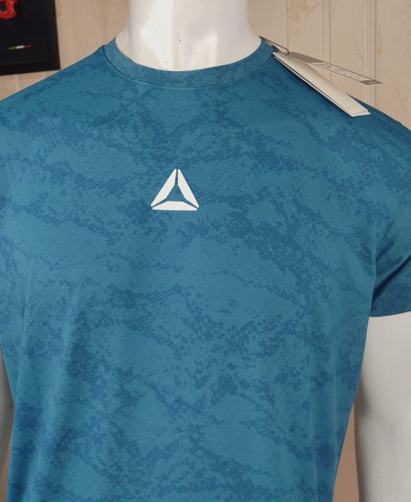 Reebok Dri Fit T-Shirts Camo Blue