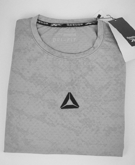 Reebok Dri Fit T-Shirts Camo Gray - Image 3