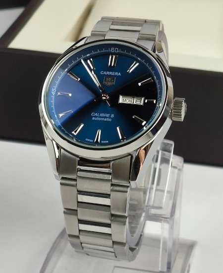 TAG Heuer Carrera Calibre 5 Blue Dial WAR201EBA0723 Watch