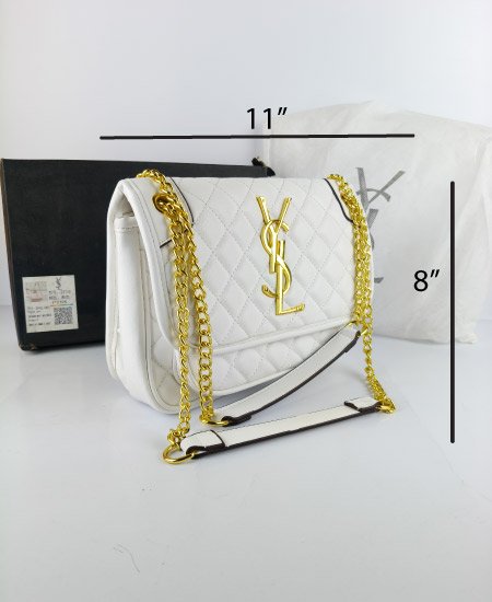 YSL White Handbag 004 - Image 3