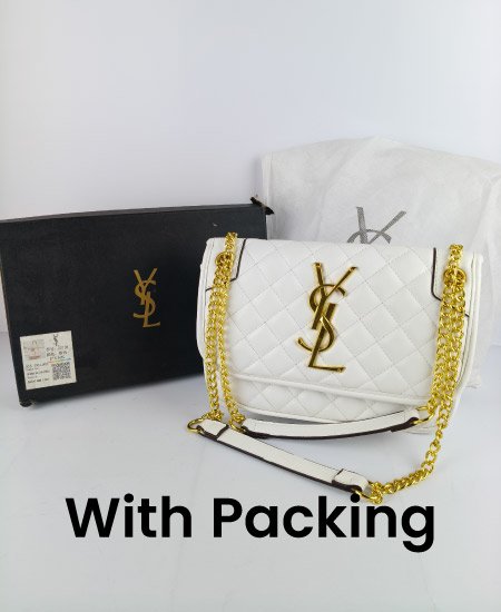 YSL White Handbag 004 - Image 2