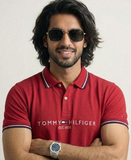 1.1 Tommy Hilfiger Maroon Polo Shirts