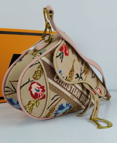 1.3 DIOR Saddle Jacquard Handbag