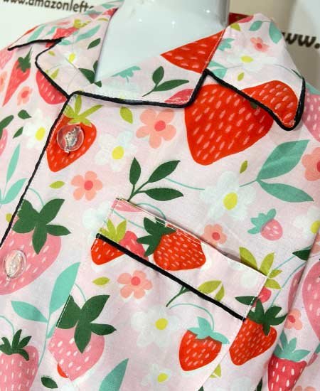 Kid's Strawberry Night Suit