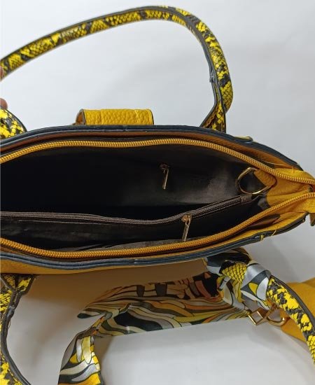 CD handbags 3Pc Mustard - Image 5