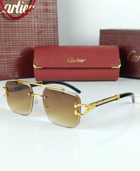 Cartier Sunglasses Brown CRT239