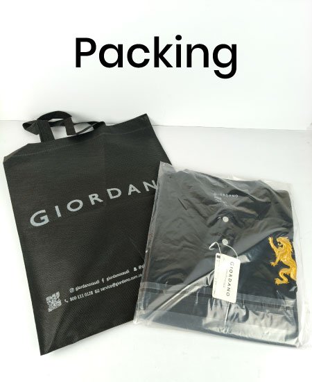 Giordano Polo Shirt Black - Image 2