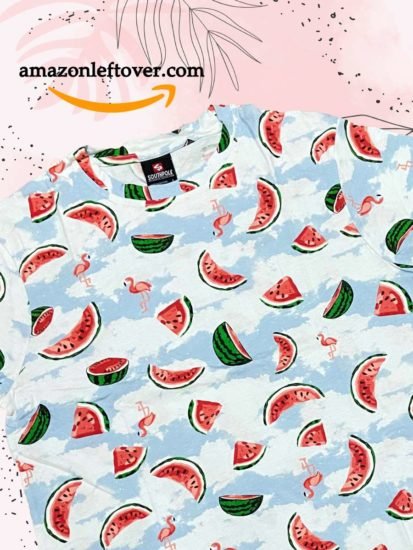 Women Watermelon Blue T-Shirt - Image 2