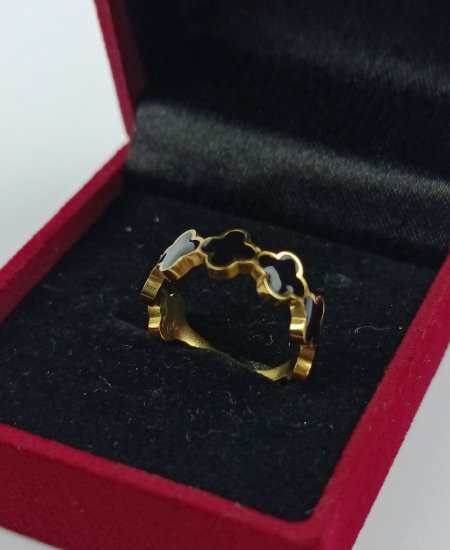 Jewelry Ring Black 0004