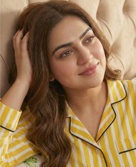 Zara Ladies Night Suit Yellow Strips